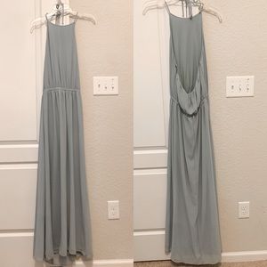 Heather Halter Dress with Long Lining